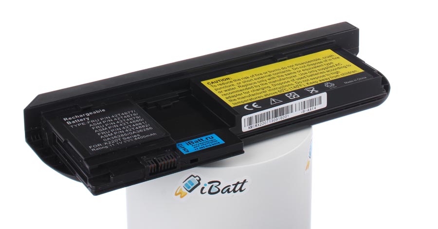 Аккумуляторная батарея 42T4877 для ноутбуков IBM-Lenovo. Артикул iB-A414.Емкость (mAh): 4400. Напряжение (V): 11,1