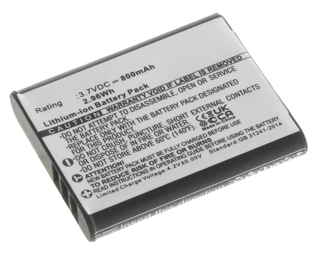 Аккумуляторная батарея GB-50A для фотоаппаратов и видеокамер Pentax. Артикул iB-F154.Емкость (mAh): 800. Напряжение (V): 3,7