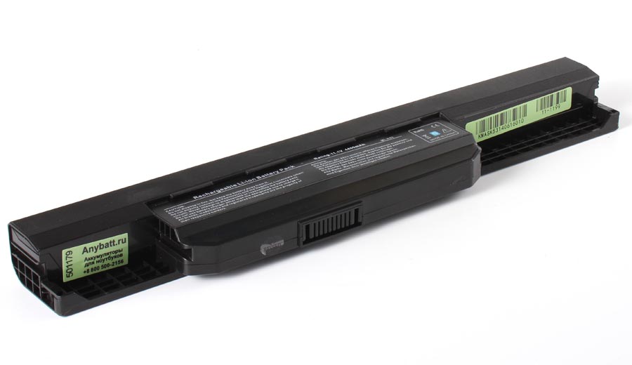 Аккумуляторная батарея для ноутбука Asus K54LY. Артикул 11-1199.Емкость (mAh): 4400. Напряжение (V): 10,8
