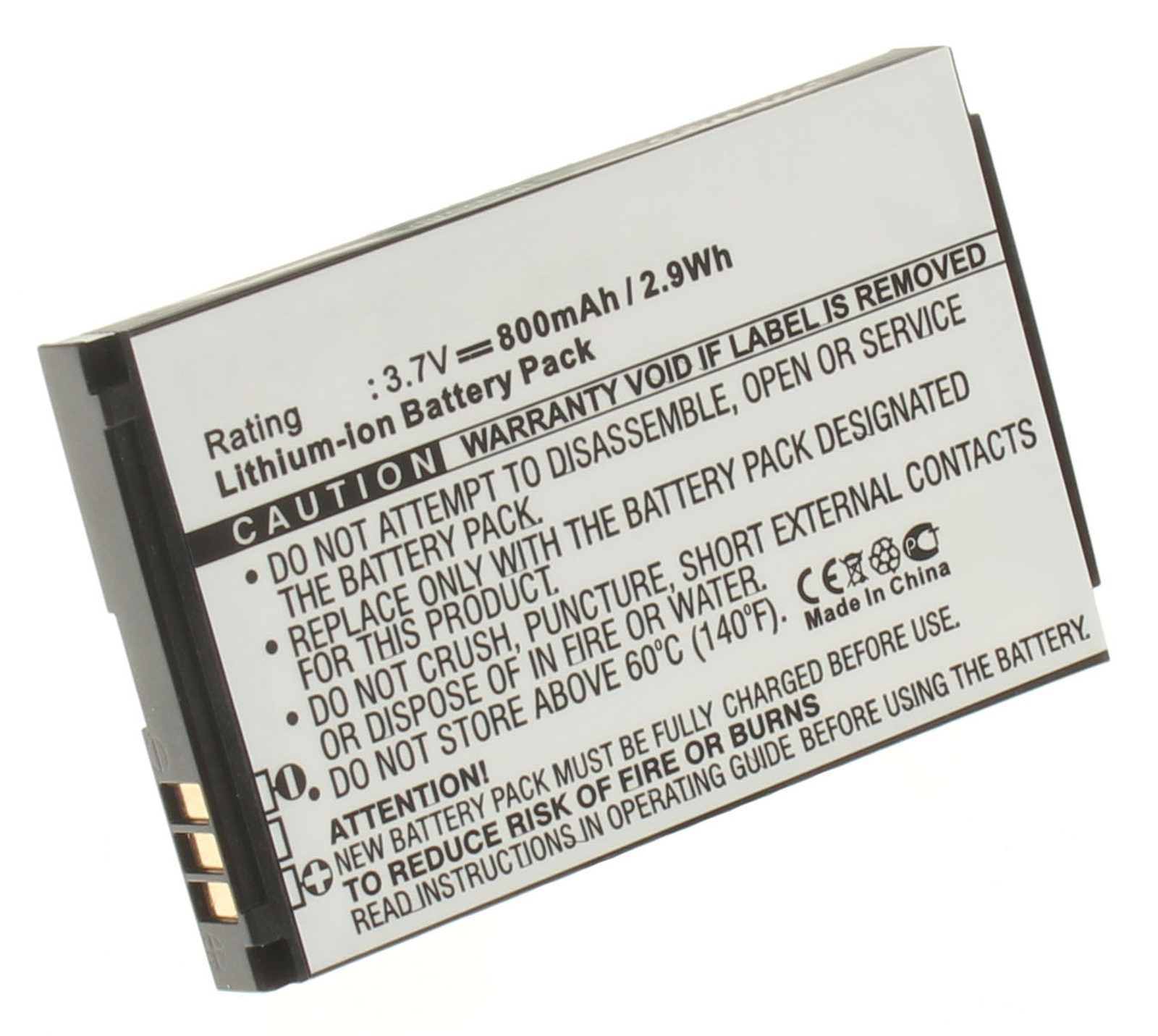 Аккумуляторная батарея для телефона, смартфона ZTE C362. Артикул iB-M523.Емкость (mAh): 800. Напряжение (V): 3,7