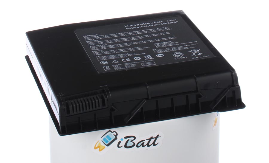 Аккумуляторная батарея для ноутбука Asus G74JH. Артикул iB-A406.Емкость (mAh): 4400. Напряжение (V): 14,8