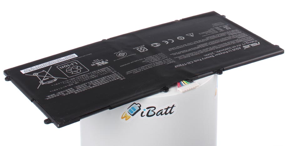 Аккумуляторная батарея для ноутбука Asus Eee Pad Transformer TF201 Prime. Артикул iB-A658.Емкость (mAh): 3380. Напряжение (V): 7,4