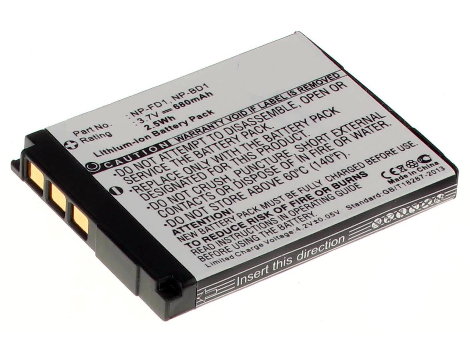 Аккумуляторные батареи для фотоаппаратов и видеокамер Sony Cyber-shot DSC-T200/RЕмкость (mAh): 680. Напряжение (V): 3,7