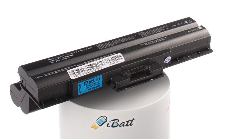 Аккумуляторная батарея для ноутбука Sony VAIO VPC-YB3V1E. Артикул iB-A595X.Емкость (mAh): 11600. Напряжение (V): 11,1
