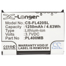 Аккумуляторная батарея 10600405394 для телефонов, смартфонов Fujitsu. Артикул iB-M134.Емкость (mAh): 1250. Напряжение (V): 3,7