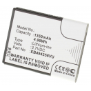 Аккумуляторная батарея для телефона, смартфона Samsung GT-S5830T. Артикул iB-M353.Емкость (mAh): 1350. Напряжение (V): 3,7