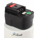 Аккумуляторная батарея iBatt iB-T127 для шуруповертов и другого электроинструмента Black & DeckerЕмкость (mAh): 3000. Напряжение (V): 12