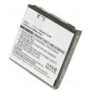 Аккумуляторная батарея для телефона, смартфона Samsung SPH-M520. Артикул iB-M257.Емкость (mAh): 700. Напряжение (V): 3,7