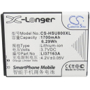 Аккумуляторная батарея для телефона, смартфона Hisense E926. Артикул iB-M1864.Емкость (mAh): 1700. Напряжение (V): 3,7