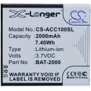 Аккумуляторная батарея для телефона, смартфона Acer Liquid C1. Артикул iB-M1201.Емкость (mAh): 2000. Напряжение (V): 3,7