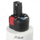 Аккумуляторная батарея для электроинструмента Bosch PSR 9.6 VE-2. Артикул iB-T163.Емкость (mAh): 2000. Напряжение (V): 9,6