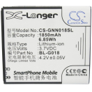Аккумуляторная батарея для телефона, смартфона Gionee GN700T. Артикул iB-M761.Емкость (mAh): 1850. Напряжение (V): 3,7