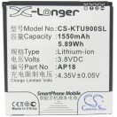 Аккумуляторная батарея для телефона, смартфона K-Touch U9. Артикул iB-M1548.Емкость (mAh): 1550. Напряжение (V): 3,8