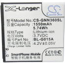 Аккумуляторная батарея для телефона, смартфона Gionee GN305G. Артикул iB-M1791.Емкость (mAh): 1550. Напряжение (V): 3,7