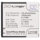 Аккумуляторная батарея для телефона, смартфона Coolpad CPLD-94. Артикул iB-M1693.Емкость (mAh): 1650. Напряжение (V): 3,7