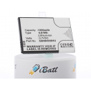 Аккумуляторная батарея iBatt iB-M422 для телефонов, смартфонов SamsungЕмкость (mAh): 1300. Напряжение (V): 3,7