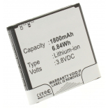 Аккумуляторная батарея B160BK для телефонов, смартфонов Samsung. Артикул iB-M662.Емкость (mAh): 1800. Напряжение (V): 3,8