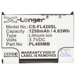 Аккумуляторная батарея 10600405394 для телефонов, смартфонов Fujitsu. Артикул iB-M134.Емкость (mAh): 1250. Напряжение (V): 3,7