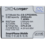 Аккумуляторная батарея CPLD-20 для телефонов, смартфонов Coolpad. Артикул iB-M1633.Емкость (mAh): 2000. Напряжение (V): 3,7