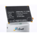 Аккумуляторная батарея C11P1423 для телефонов, смартфонов Asus. Артикул iB-M1324.Емкость (mAh): 2900. Напряжение (V): 3,85