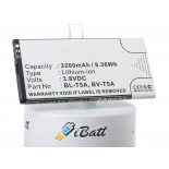 Аккумуляторная батарея iBatt iB-M2265 для телефонов, смартфонов NokiaЕмкость (mAh): 2200. Напряжение (V): 3,8