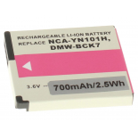 Аккумуляторные батареи для фотоаппаратов и видеокамер Panasonic Lumix DMC-SZ1SЕмкость (mAh): 700. Напряжение (V): 3,7
