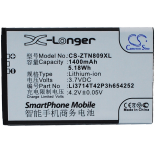 Аккумуляторная батарея Li3714T42P3H654252 для телефонов, смартфонов ZTE. Артикул iB-M795.Емкость (mAh): 1400. Напряжение (V): 3,7