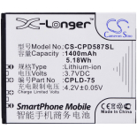 Аккумуляторная батарея CPLD-75 для телефонов, смартфонов Coolpad. Артикул iB-M1684.Емкость (mAh): 1400. Напряжение (V): 3,7