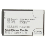 Аккумуляторная батарея для телефона, смартфона Huawei V839. Артикул iB-M577.Емкость (mAh): 950. Напряжение (V): 3,7