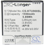 Аккумуляторная батарея AP18 для телефонов, смартфонов BLU. Артикул iB-M1548.Емкость (mAh): 1550. Напряжение (V): 3,8
