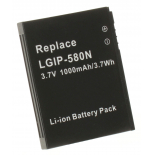 Аккумуляторная батарея для телефона, смартфона LG GT505. Артикул iB-M440.Емкость (mAh): 900. Напряжение (V): 3,7