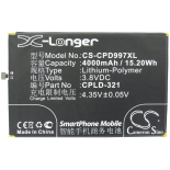 Аккумуляторная батарея CPLD-317 для телефонов, смартфонов Coolpad. Артикул iB-M767.Емкость (mAh): 4000. Напряжение (V): 3,8
