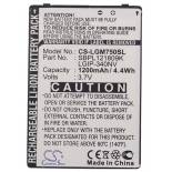 Аккумуляторная батарея для телефона, смартфона LG UX840 Tritan. Артикул iB-M441.Емкость (mAh): 1200. Напряжение (V): 3,7