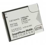 Аккумуляторная батарея iBatt iB-M620 для телефонов, смартфонов GSmartЕмкость (mAh): 1500. Напряжение (V): 3,7
