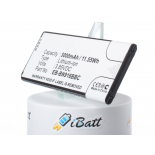 Аккумуляторная батарея iBatt iB-M1131 для телефонов, смартфонов SamsungЕмкость (mAh): 3000. Напряжение (V): 3,85