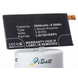 Аккумуляторная батарея LIS1561ERPC для телефонов, смартфонов Sony. Артикул iB-M890.Емкость (mAh): 2600. Напряжение (V): 3,8