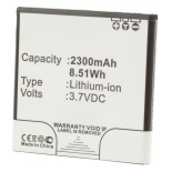 Аккумуляторная батарея AB-0300 для телефонов, смартфонов Sony Ericsson. Артикул iB-M554.Емкость (mAh): 2300. Напряжение (V): 3,7