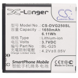 Аккумуляторная батарея iBatt iB-M1693 для телефонов, смартфонов CoolpadЕмкость (mAh): 1650. Напряжение (V): 3,7