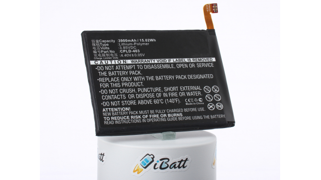 Аккумуляторная батарея iBatt iB-M1669 для телефонов, смартфонов CoolpadЕмкость (mAh): 3900. Напряжение (V): 3,85