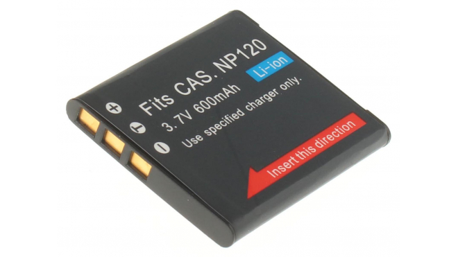 Аккумуляторная батарея NP-120DBA для фотоаппаратов и видеокамер Casio. Артикул iB-F137.Емкость (mAh): 630. Напряжение (V): 3,7