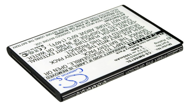 Аккумуляторная батарея EB494865VA для телефонов, смартфонов Samsung. Артикул iB-M2677.Емкость (mAh): 1500. Напряжение (V): 3,7