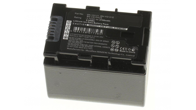 Аккумуляторные батареи для фотоаппаратов и видеокамер JVC GZ-GX3Емкость (mAh): 2700. Напряжение (V): 3,7
