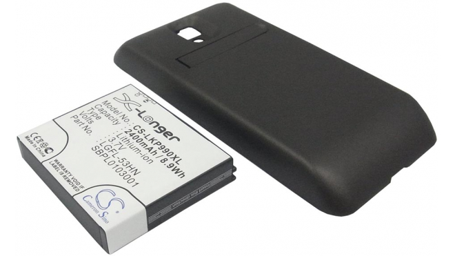 Аккумуляторная батарея SBPL0103002 для телефонов, смартфонов LG. Артикул iB-M341.Емкость (mAh): 2400. Напряжение (V): 3,7
