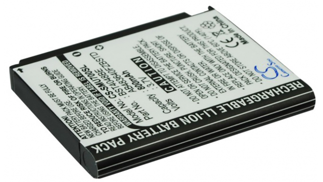Аккумуляторная батарея для телефона, смартфона Samsung GT-S5230. Артикул iB-M2626.Емкость (mAh): 800. Напряжение (V): 3,7