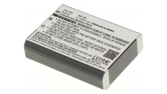 Аккумуляторная батарея iBatt iB-F150 для фотокамер и видеокамер FujiFilmЕмкость (mAh): 1800. Напряжение (V): 3,7