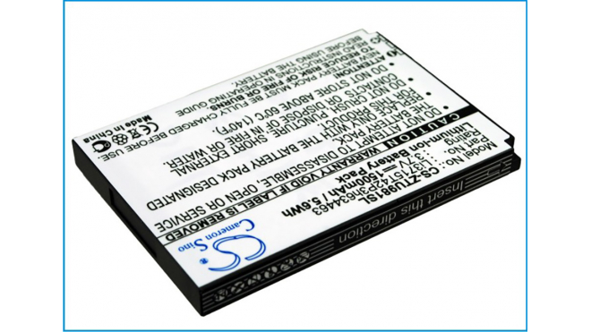 Аккумуляторная батарея iBatt iB-M3040 для телефонов, смартфонов ZTEЕмкость (mAh): 1500. Напряжение (V): 3,7