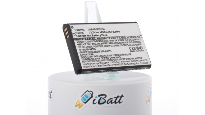 Аккумуляторная батарея iBatt iB-M442 для телефонов, смартфонов PhilipsЕмкость (mAh): 1050. Напряжение (V): 3,7