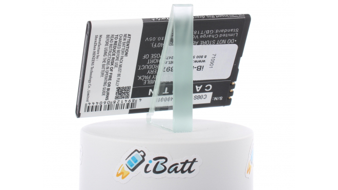 Аккумуляторная батарея iBatt iB-M397 для телефонов, смартфонов myPhoneЕмкость (mAh): 1300. Напряжение (V): 3,7