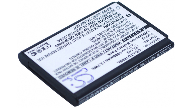 Аккумуляторная батарея для телефона, смартфона Lenovo TD16. Артикул iB-M2099.Емкость (mAh): 1000. Напряжение (V): 3,7