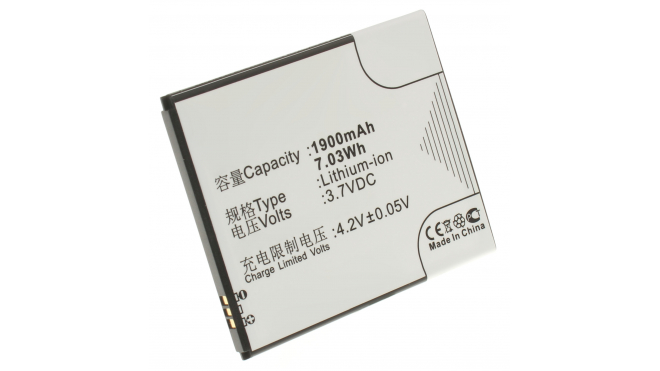 Аккумуляторная батарея iBatt iB-M640 для телефонов, смартфонов LenovoЕмкость (mAh): 1900. Напряжение (V): 3,7